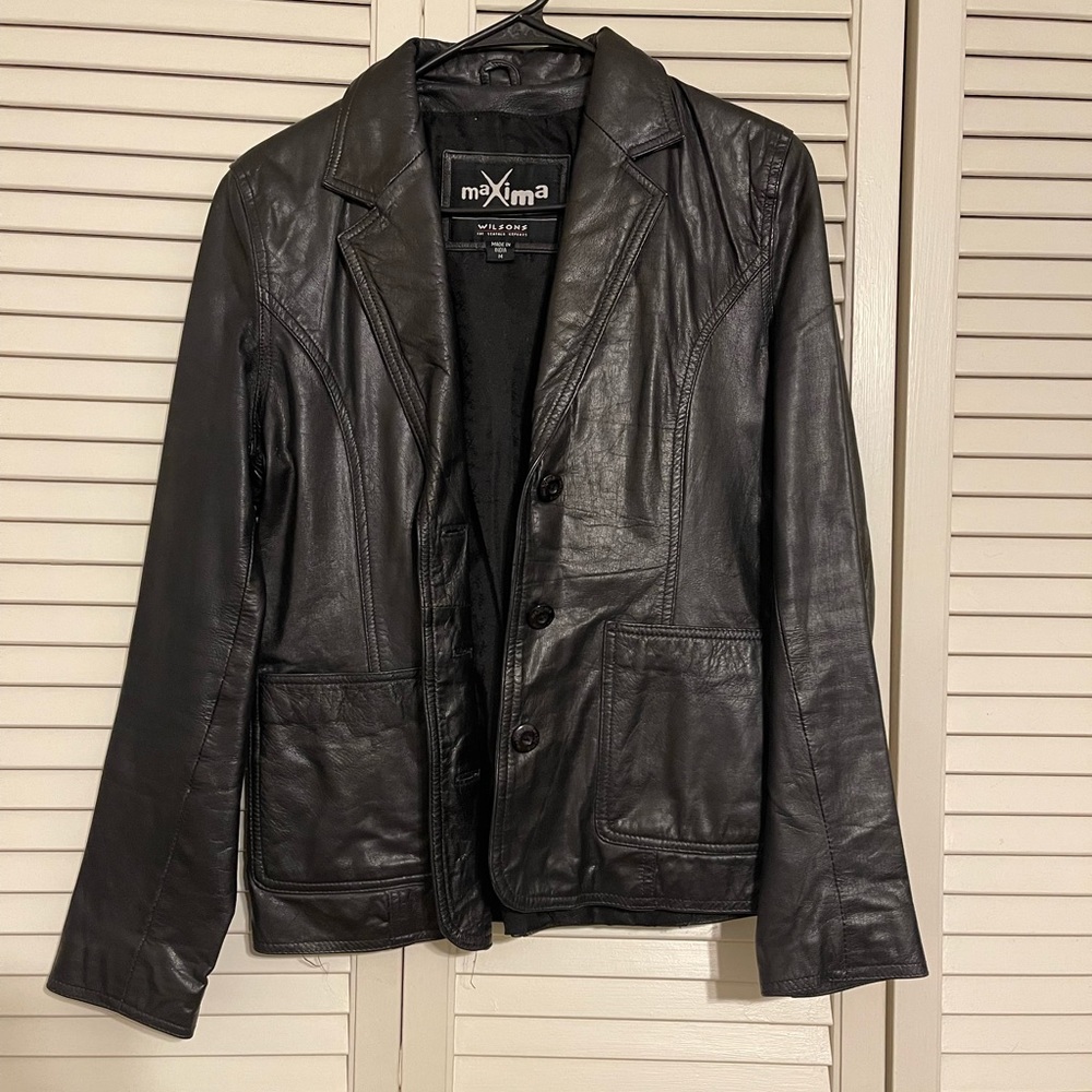 Womens leather jacket